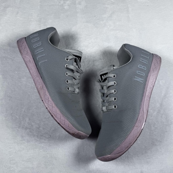 NOBULL Trainer Shoes Womens Size 9 Gray SuperFabric Athletic Gym Sneakers - Picture 4 of 9